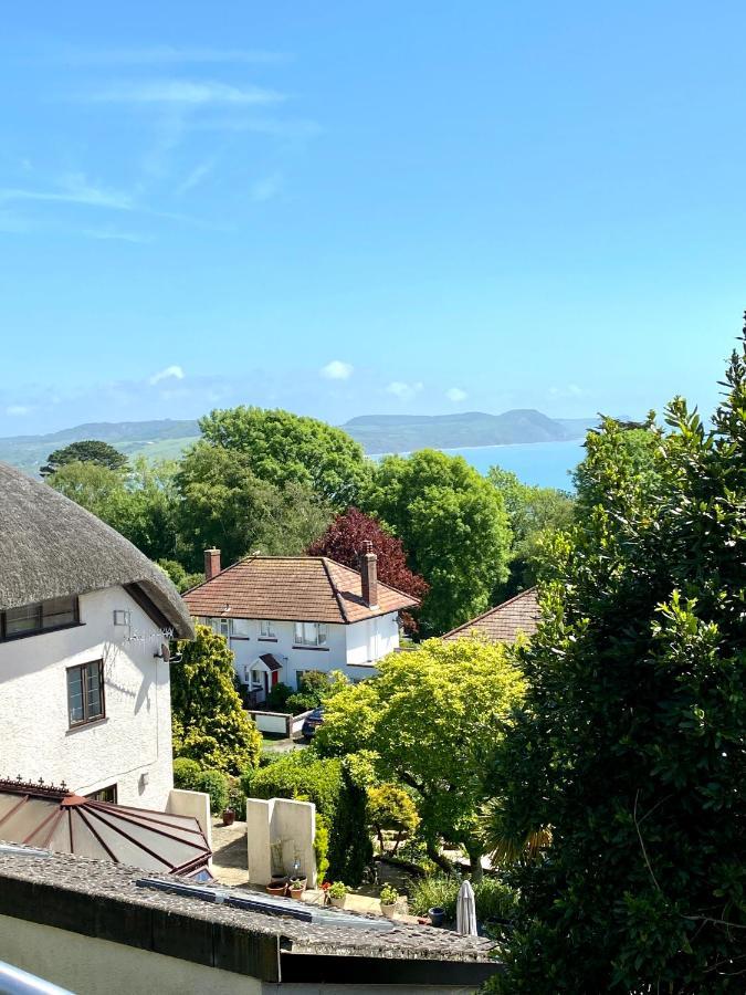 One Of The Best Properties In Lyme! Breathtaking Views Across The Whole Bay. 3 Stories With 2 Tier Veranda Around The Property. Sleeps 6 Lyme Regis Exteriör bild